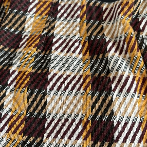 Free People Plaid Cropped Flare Pants Size 12 - Picture 3 of 16